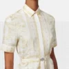 Printed Silk Twill Mini Shirt Dress Printed Silk Twill Mini Shirt Dress