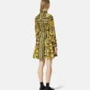 Printed Silk Twill Mini Shirt Dress Printed Silk Twill Mini Shirt Dress