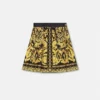 Printed Silk Twill Pleated Mini Skirt Printed Silk Twill Pleated Mini Skirt