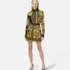 Printed Silk Twill Pleated Mini Skirt Printed Silk Twill Pleated Mini Skirt