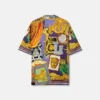 Printed Silk Twill Regular Shirt Printed Silk Twill Regular Shirt