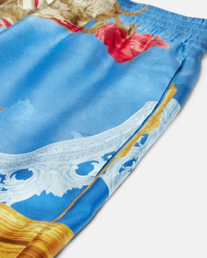 Printed Silk Twill Regular Shorts Printed Silk Twill Regular Shorts