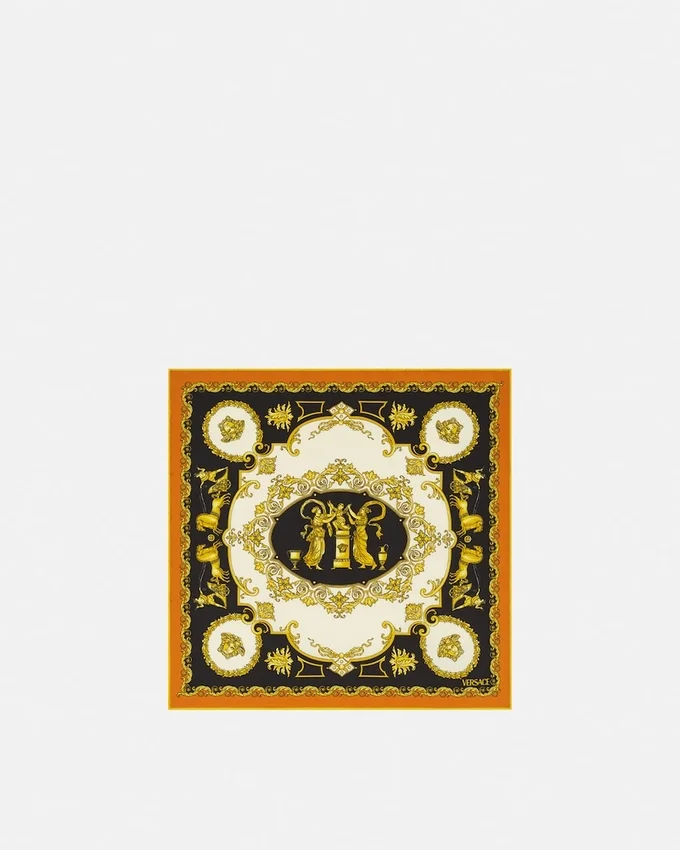 Printed Silk Twill Scarf 45 cm Printed Silk Twill Scarf 45 cm