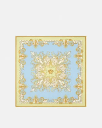 Printed Silk Twill Scarf 90 cm