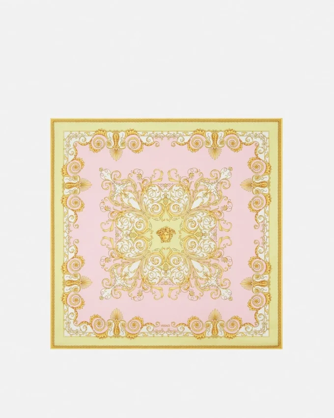 Printed Silk Twill Scarf 90 cm Printed Silk Twill Scarf 90 cm