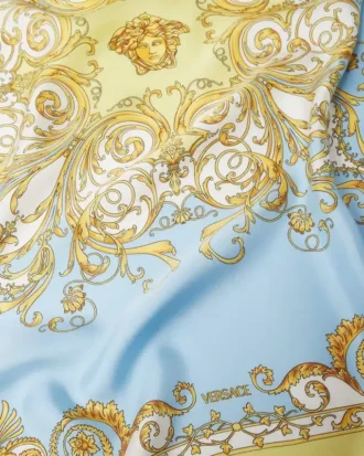 Printed Silk Twill Scarf 90 cm
