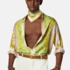 Printed Silk Twill Scarf 90 cm Printed Silk Twill Scarf 90 cm