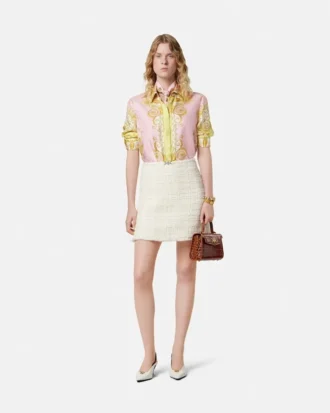 Printed Silk Twill Shirt