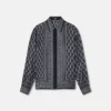 Printed Silk Twill Slim Shirt