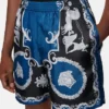 Printed Silk Twill Slim Shorts Printed Silk Twill Slim Shorts