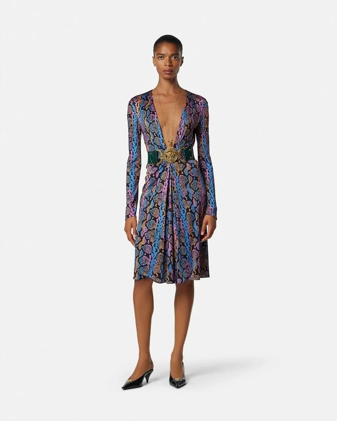 Printed Viscose-Jersey Midi Dress Printed Viscose-Jersey Midi Dress