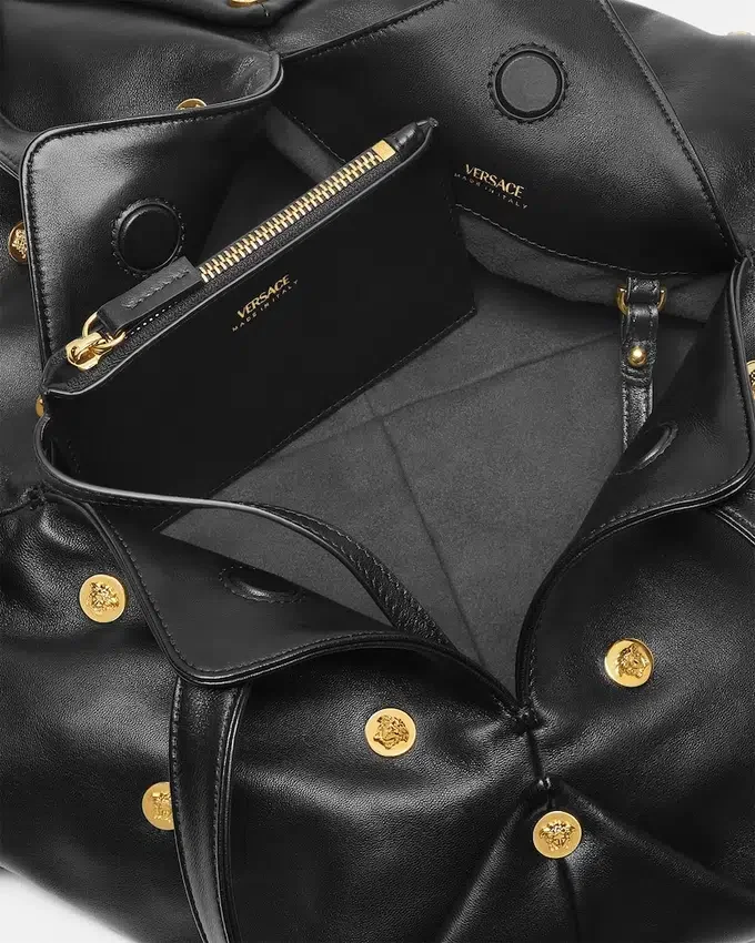 Protea Embellished Nappa Shoulder Bag Protea Embellished Nappa Shoulder Bag