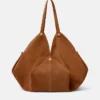 Protea Large Suede Shoulder Bag