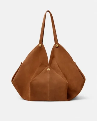 Protea Large Suede Shoulder Bag