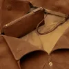 Protea Large Suede Shoulder Bag