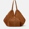 Protea Large Suede Shoulder Bag
