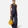 Protea Suede Shoulder Bag