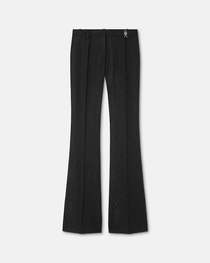 Python-Jacquard Wool-Blend Pants Python-Jacquard Wool-Blend Pants