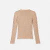 Ribbed Knit Fitted Top Ribbed Knit Fitted Top