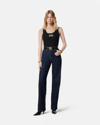 Ribbed Stretch Cotton Tank Top
