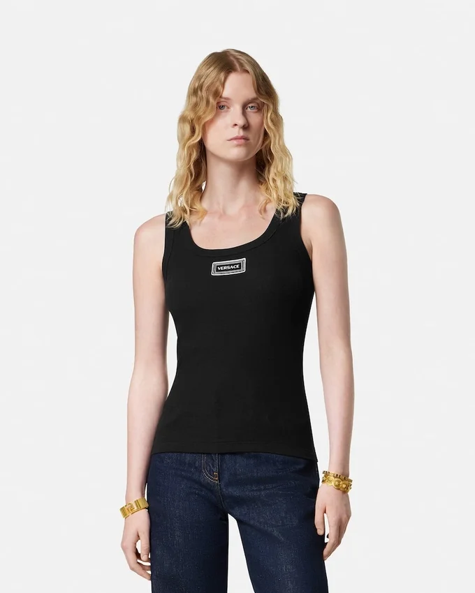 Ribbed Stretch Cotton Tank Top Ribbed Stretch Cotton Tank Top