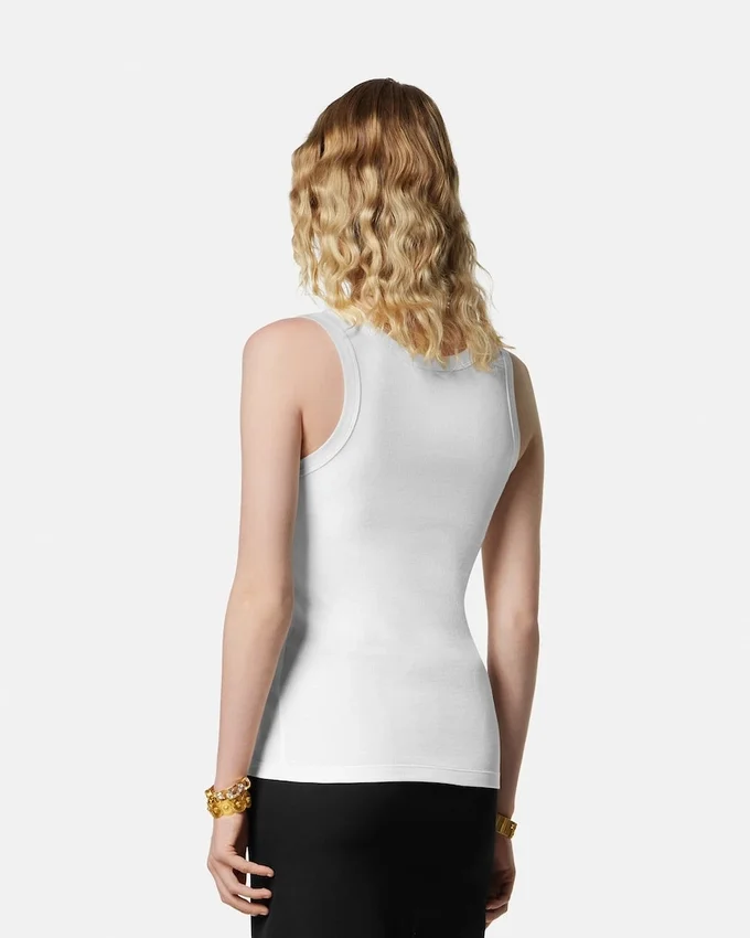 Ribbed Stretch Cotton Tank Top Ribbed Stretch Cotton Tank Top
