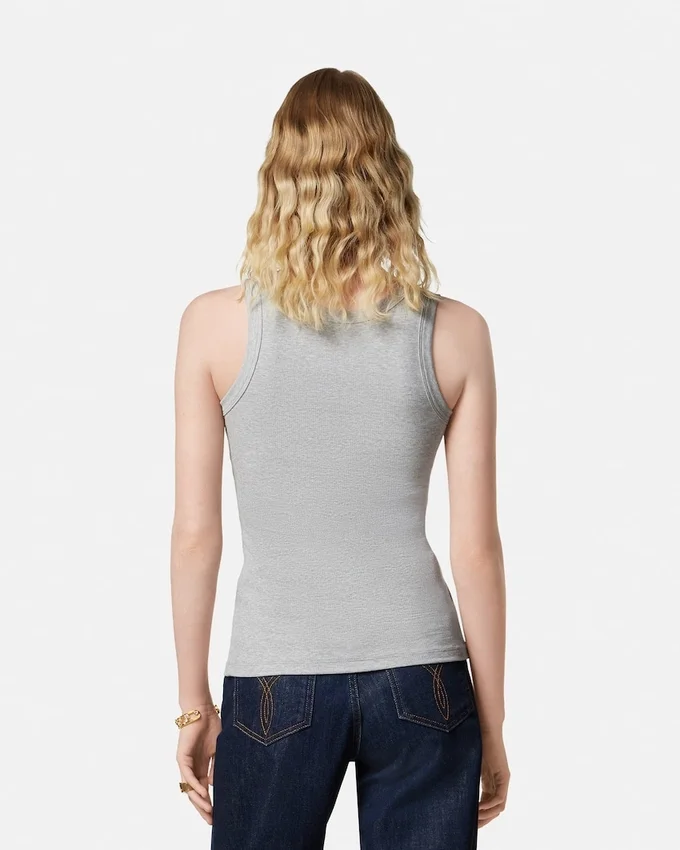 Ribbed Stretch Cotton Tank Top Ribbed Stretch Cotton Tank Top
