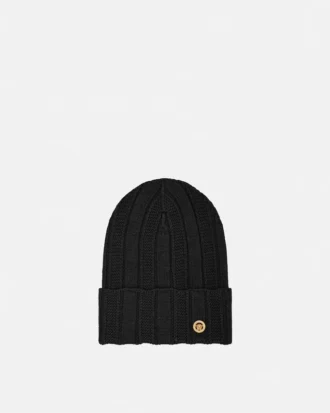 Ribbed Wool Knit Beanie