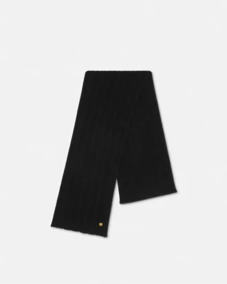 Ribbed Wool Knit Scarf Ribbed Wool Knit Scarf