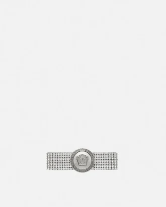 Right Metal Mesh Gianni Ribbon Hair Clip
