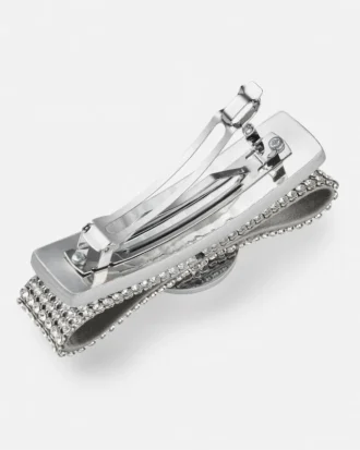 Right Metal Mesh Gianni Ribbon Hair Clip