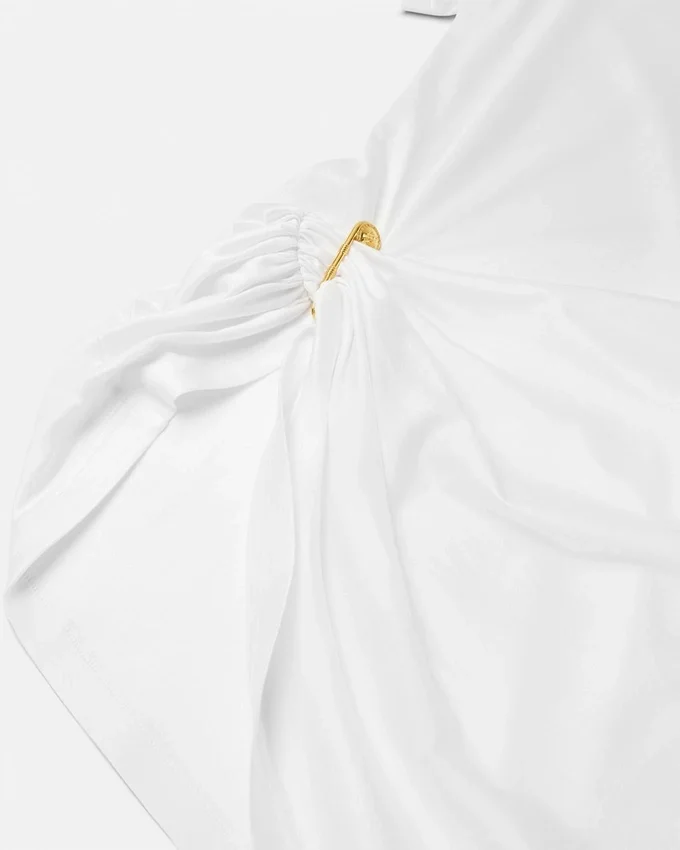 Safety Pin Draped T-Shirt Safety Pin Draped T-Shirt