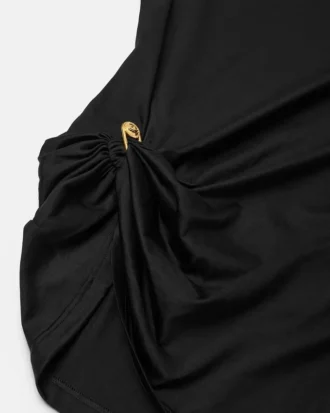 Safety Pin Draped T-Shirt