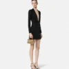 Safety Pin Fitted Mini Dress Safety Pin Fitted Mini Dress