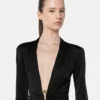 Safety Pin Fitted Mini Dress Safety Pin Fitted Mini Dress