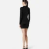 Safety Pin Fitted Mini Dress Safety Pin Fitted Mini Dress