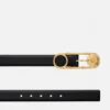 Safety Pin Leather Belt 3 cm Safety Pin Leather Belt 3 cm