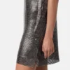 Safety Pin Metal Mesh Mini Dress Safety Pin Metal Mesh Mini Dress