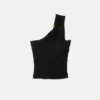 Safety Pin One-Shoulder Bustier Safety Pin One-Shoulder Bustier