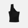Safety Pin One-Shoulder Bustier Safety Pin One-Shoulder Bustier