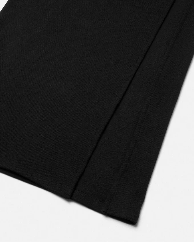 Safety Pin Ribbed Knit Draped Gown Safety Pin Ribbed Knit Draped Gown