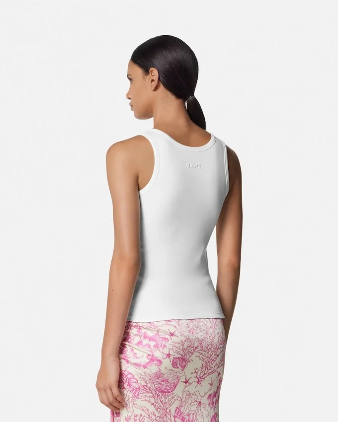 Safety Pin Ribbed Tank Top Safety Pin Ribbed Tank Top