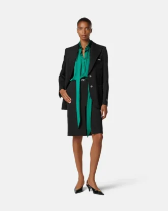 Satin Lavalli&egrave;re Shirt