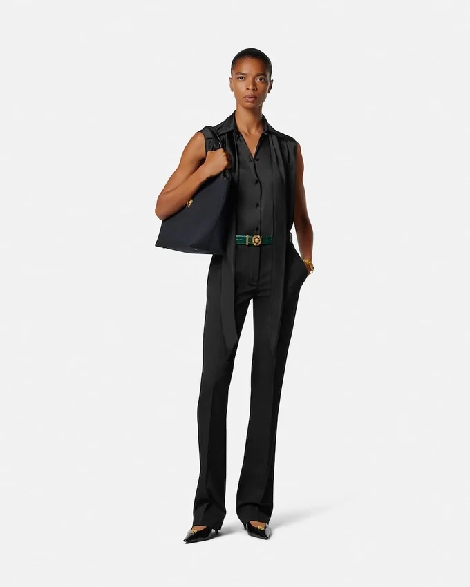 Satin Lavallière Shirt Satin Lavallière Shirt