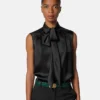 Satin Lavallière Shirt Satin Lavallière Shirt