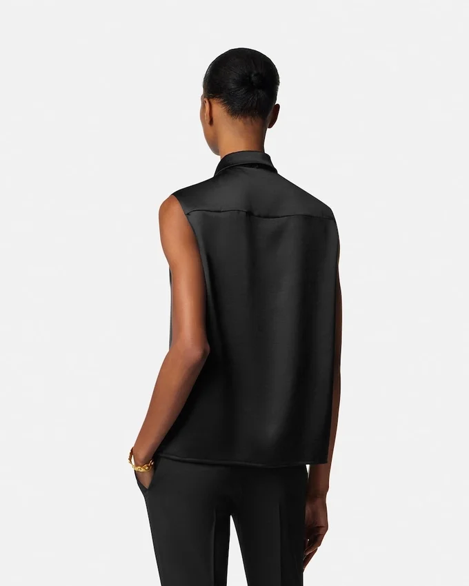 Satin Lavallière Shirt Satin Lavallière Shirt