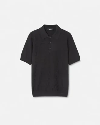 Silk-Cotton Knit Polo Silk-Cotton Knit Polo