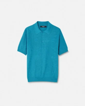 Silk-Cotton Knit Polo Silk-Cotton Knit Polo