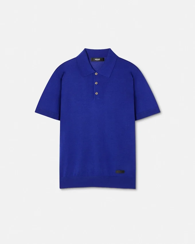 Silk-Cotton Knit Polo Silk-Cotton Knit Polo