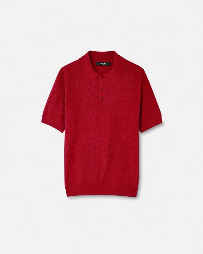 Silk-Cotton Knit Polo Silk-Cotton Knit Polo
